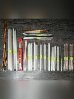 HUGE LOT of 86 Vintage Double Point Knitting Needles